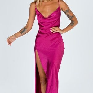 WALK THE LINE MAXI DRESS PRINCESS POLLY SIZE XS/2